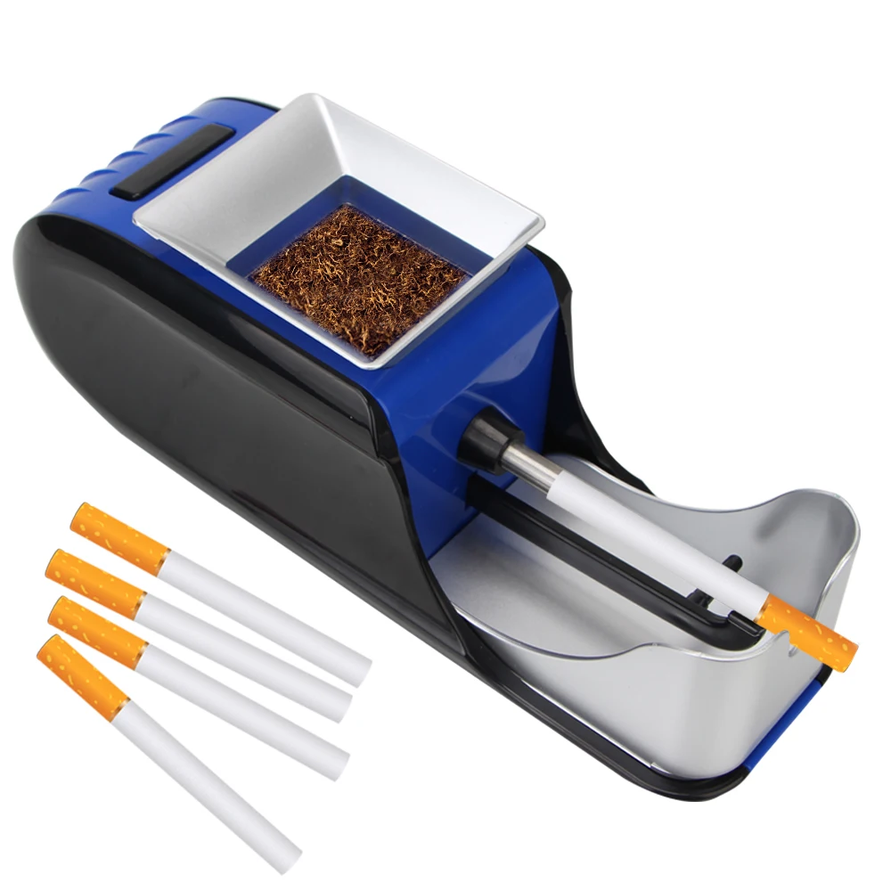 Electric Automatic Cigarette Rolling Machine Tobacco Injector Maker Roller Grinder Making Cigarette Device Smoking Accessories