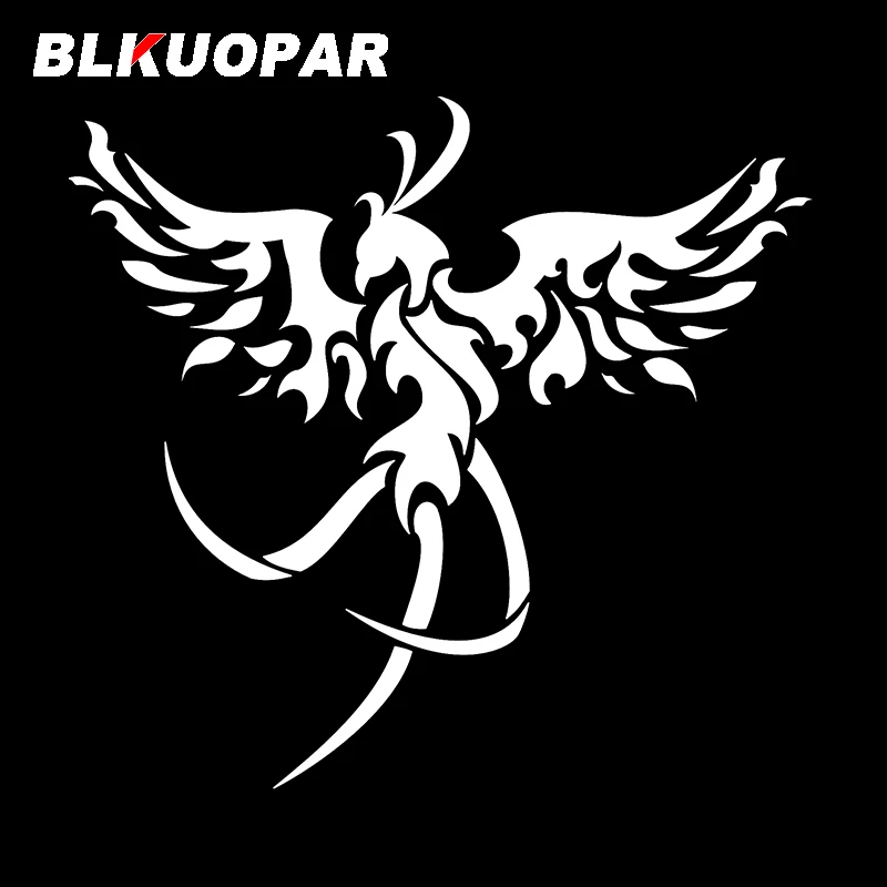 BLKUOPAR для наклеек на автомобиль Phoenix Bird защита от солнца JDM аксессуары модного дизайна из водонепроницаемого винила для декорирования чемодана.