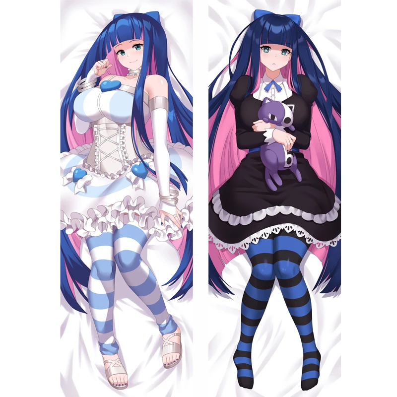 

Anime Panty Stocking With Garterbelt Stocking Anarchy Dakimakura Pillow Case Waifu Body Hugging Bedding Decor Pillowcase