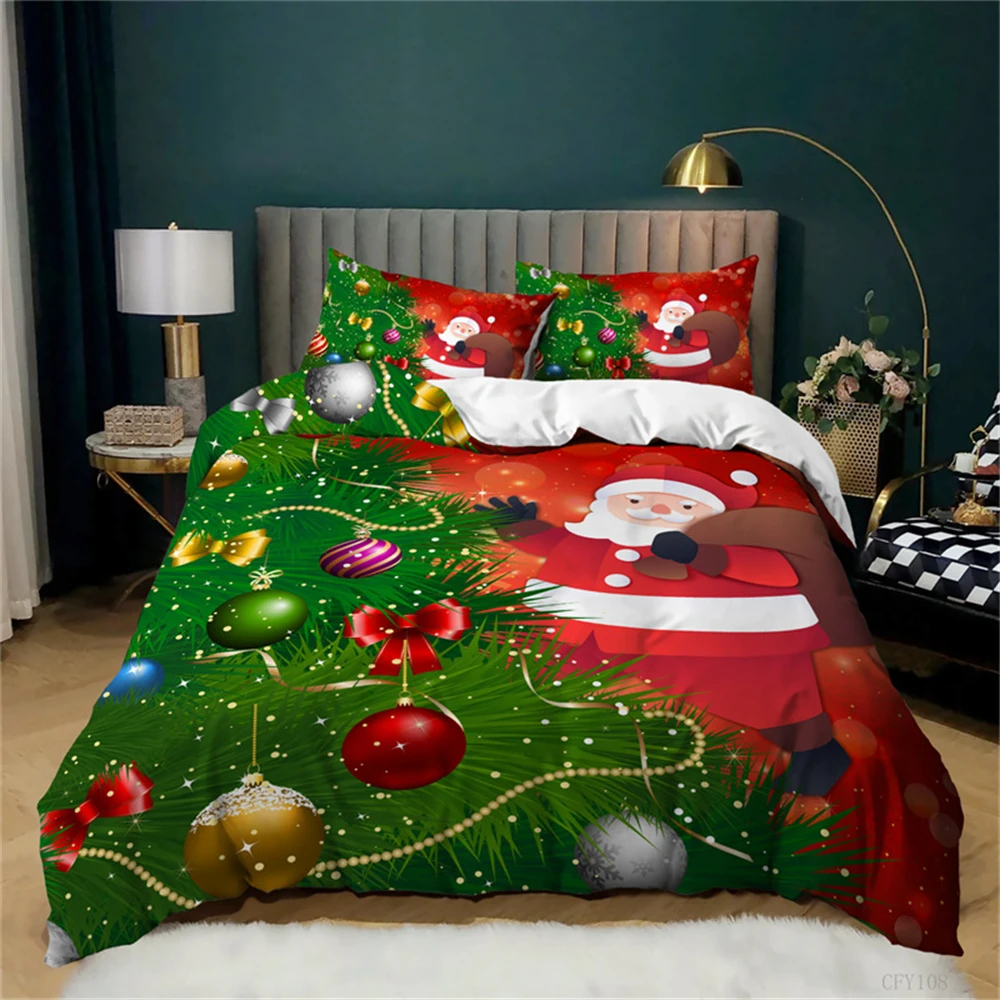 

Комплект постельного белья из микрофибры с пододеяльником «Санта-Клаус» или «Лось»