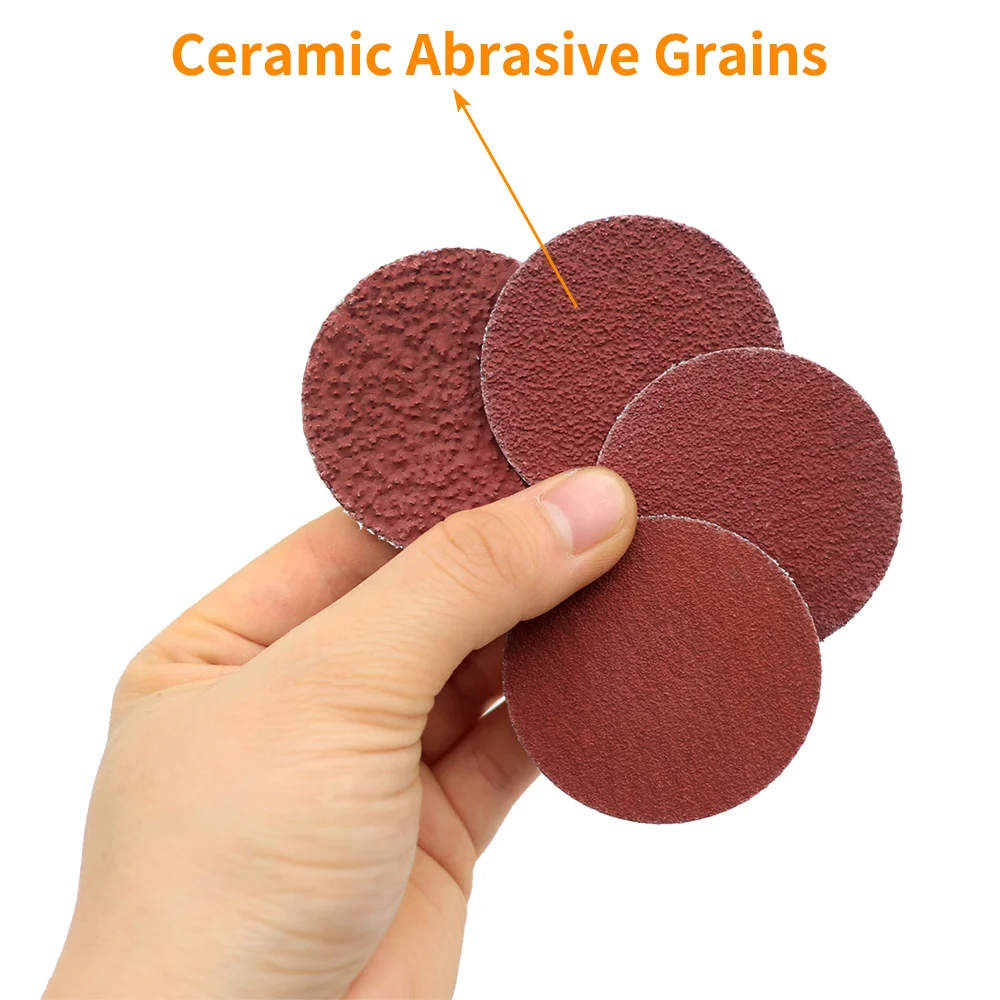 Быстросменные керамические шлифовальные диски 12 шт. 1/2 дюйма тип R папа держатель