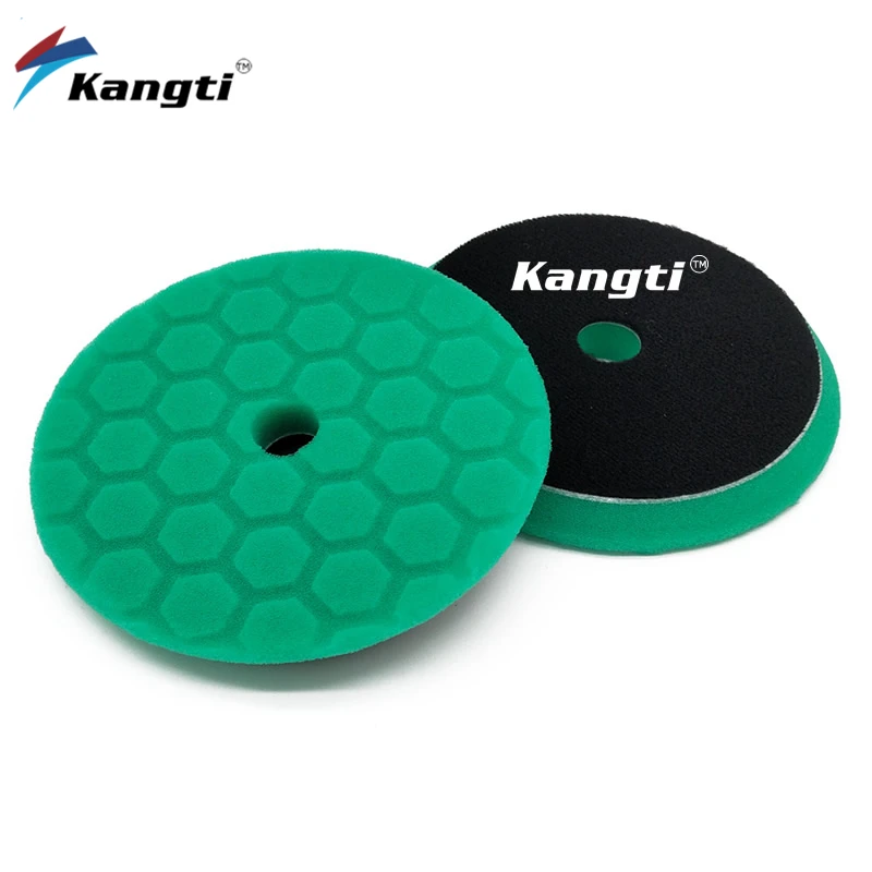 

Hexagonal Polished pad set Sponge Disc Buffing Sponge Waxing Polishing Pad Kit Set For Car Polisher Buffer 5inches