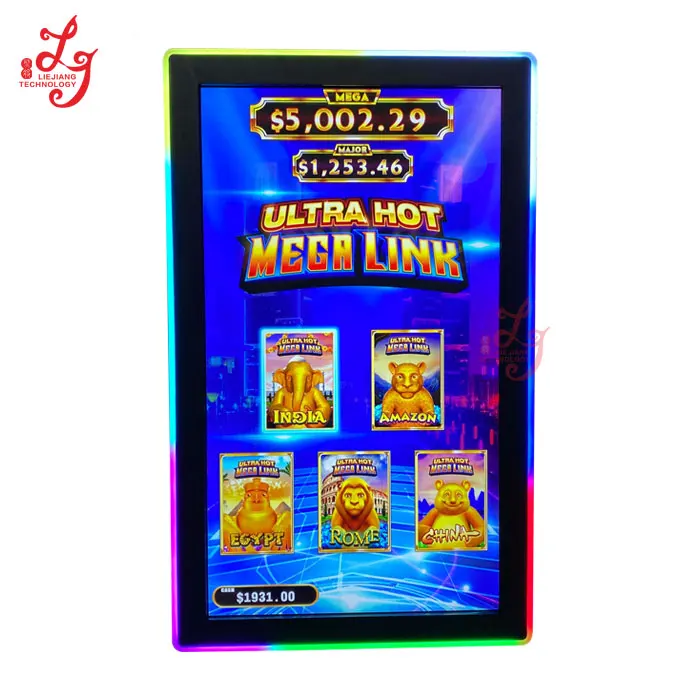 

43 Inch 3M Bally Gaming Monitor Pog Firelink Touch Screen Monitor Multi Infrared Touch Monitor With Side LED Light For Sale