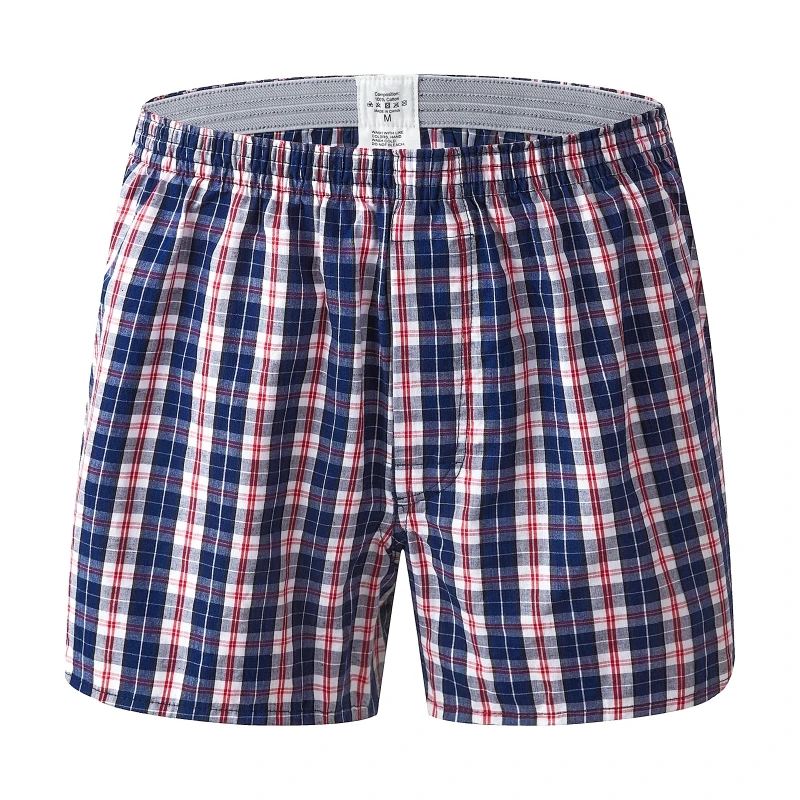 

Men's Boxer Shorts Mens Underwear Cotton Shorts Sleep Underpants High Quality Brands Printed Loose Comfortable Homewear Panties