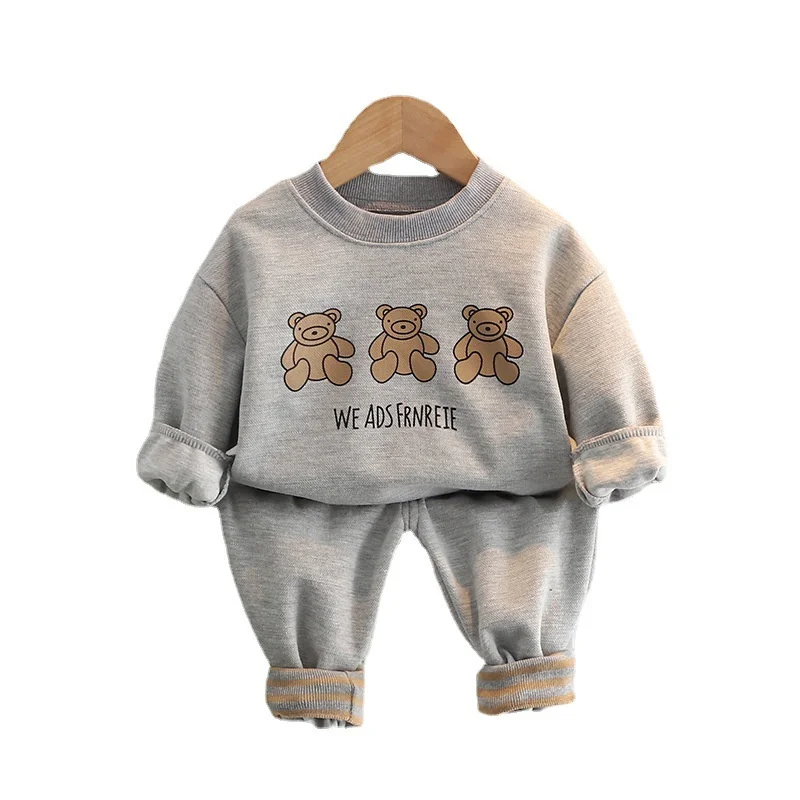 

New Autumn Baby Girls Clothes Children Boys Cartoon T-Shirt Pants 2Pcs/Sets Toddler Casual Costume Spring Kids Trendy Sportswear