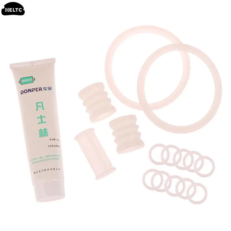 

1Set Spare Parts For Ice Cream Makers Silicone Seal Rings Tube Components Of Soft Serve Ice Cream Machines Fittings