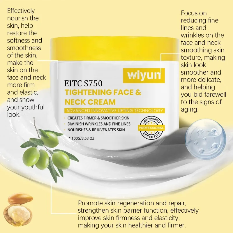 Подтягивающий крем для шеи лифтинг укрепляющий осветляющий тонкие линии