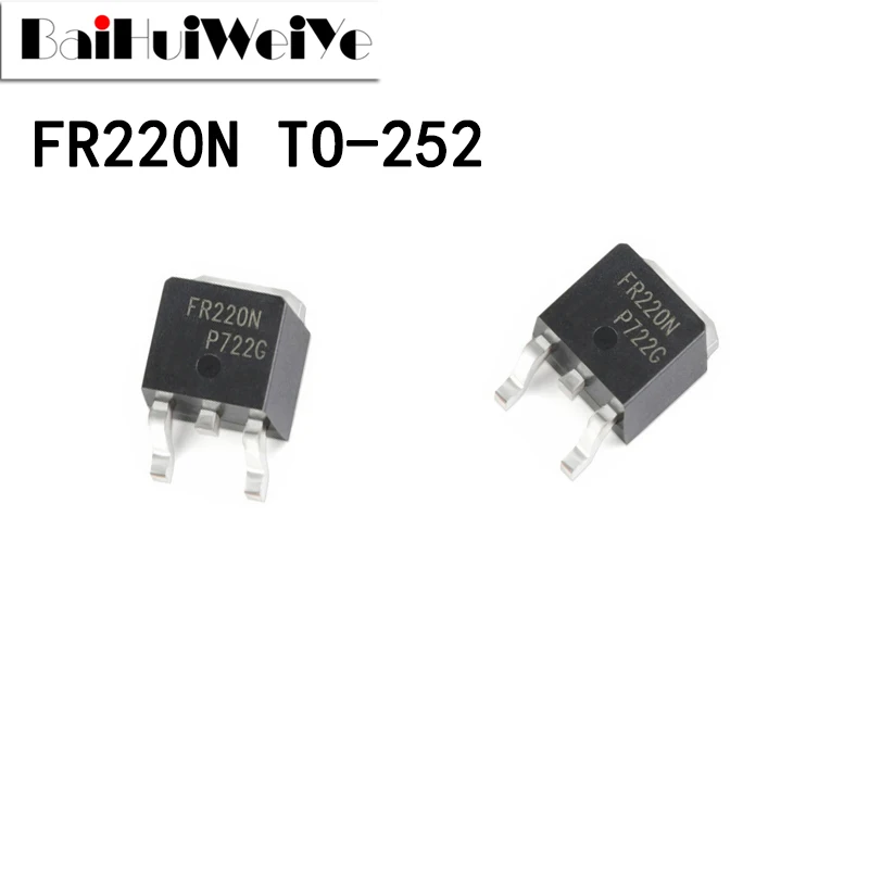 

10PCS IRFR220NTRPBF IRFR220N IRFR220 FR220N 200V/5A TO-252 New and Original IC Chipset MOSFET MOSFT TO252