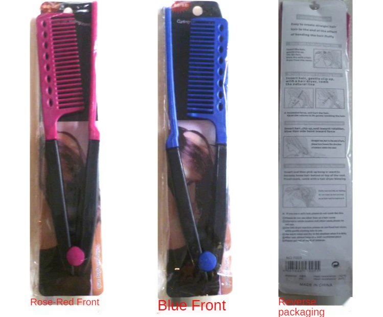 V-образная моющаяся Складная Расческа для выпрямления волос щетка укладки