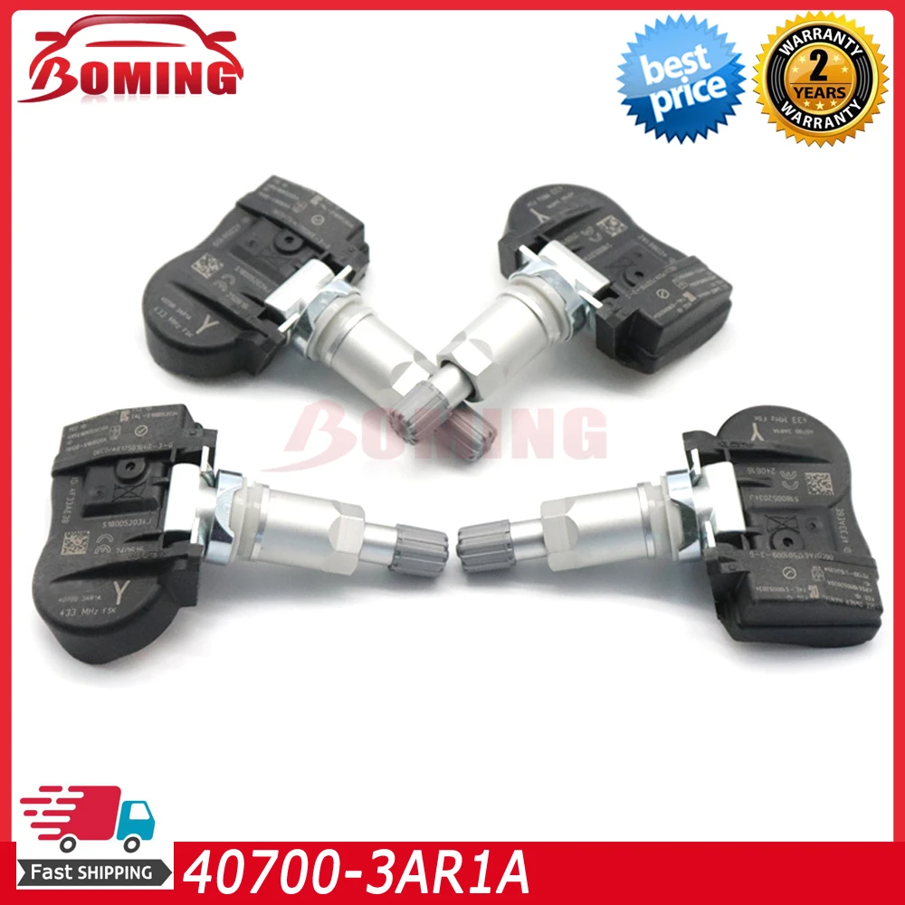 Система контроля давления в шинах CarTPMS 433 МГц, датчик 40700-3AR1A 407003AR1A для Nissan Sentra SR SV Versa SL