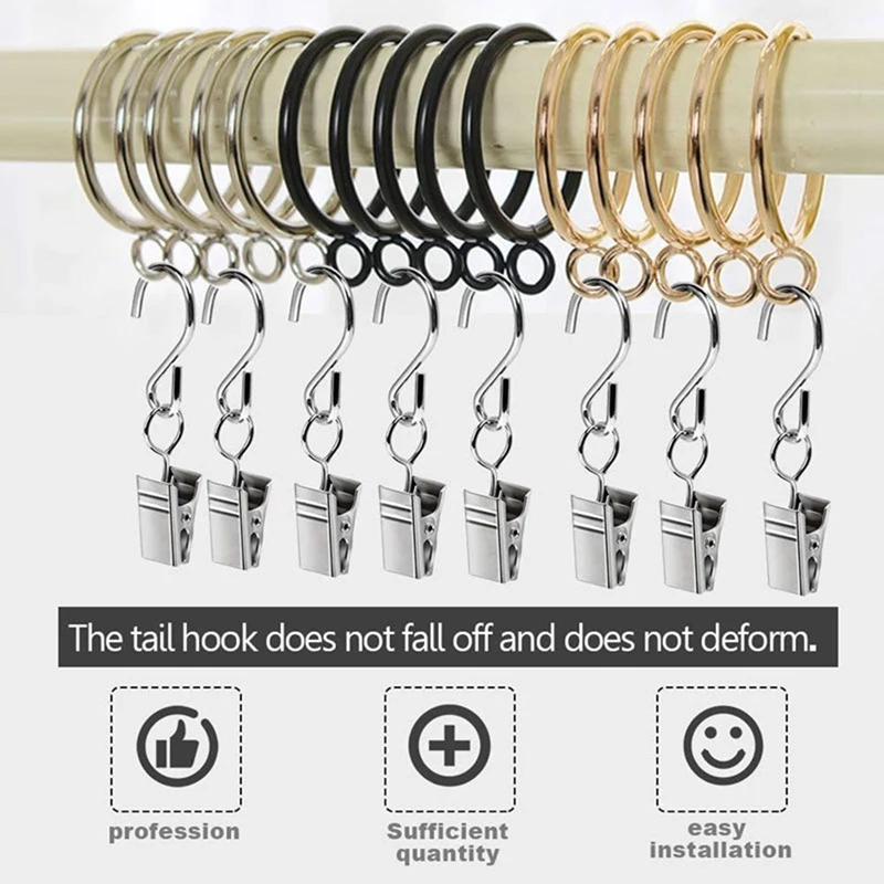 

Занавеска для душа типа S с крючком, 150 шт.