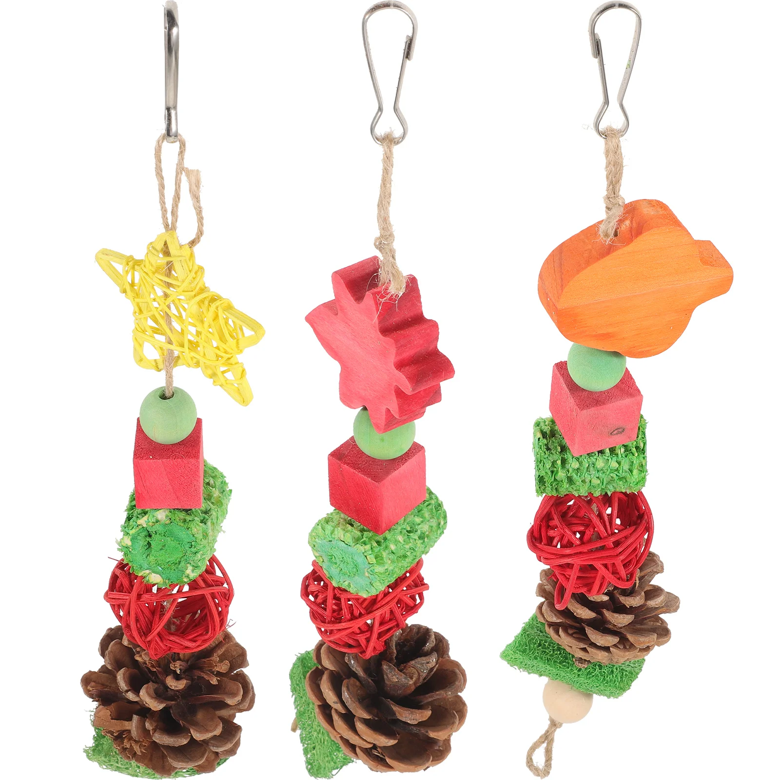 

Parrot Chewing Toy Bird Parrot Toys Birds Cage Accessories Cockatiel Parakeet Hanging Plaything Bite