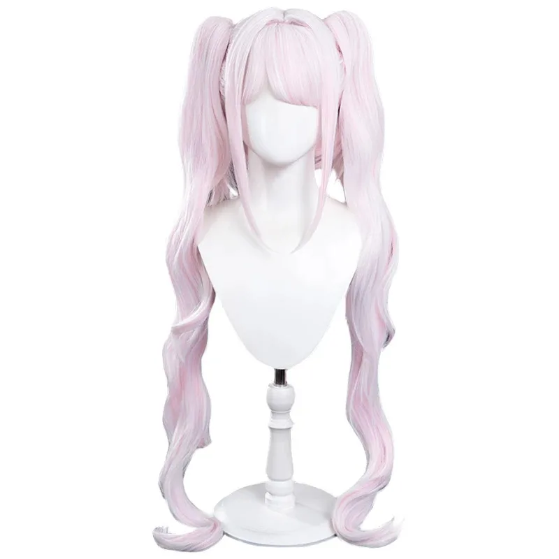 Фото В НАЛИЧИИ Alice Viper Zeroo Twoo Wig Game GODDESS OF VICTORY: NIKKE DokiDoki Alice Women Cute Pink Wig Christmas Alice Earphone №4