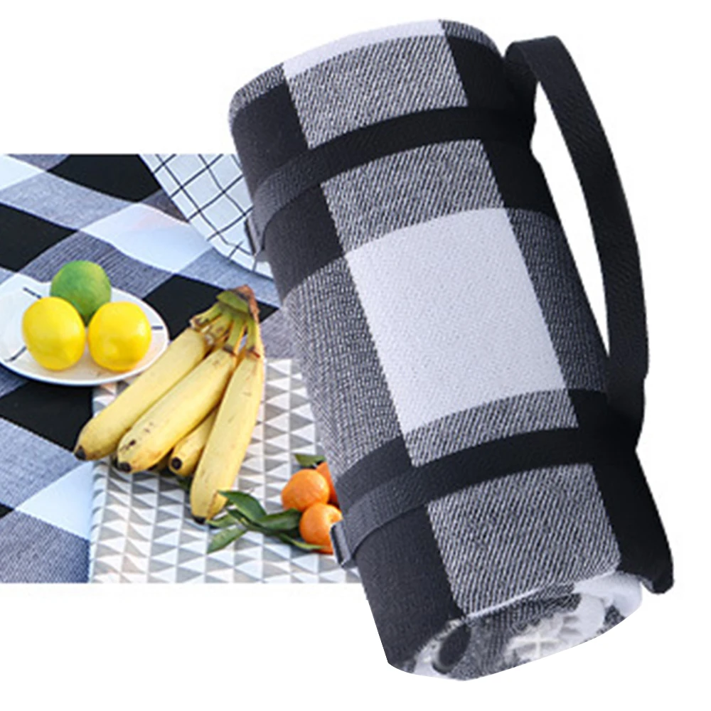 

Picnic Blanket Waterproof Picnic Mat with Carrying Strap and Storage Bag for Outdoor Camping Party Beach