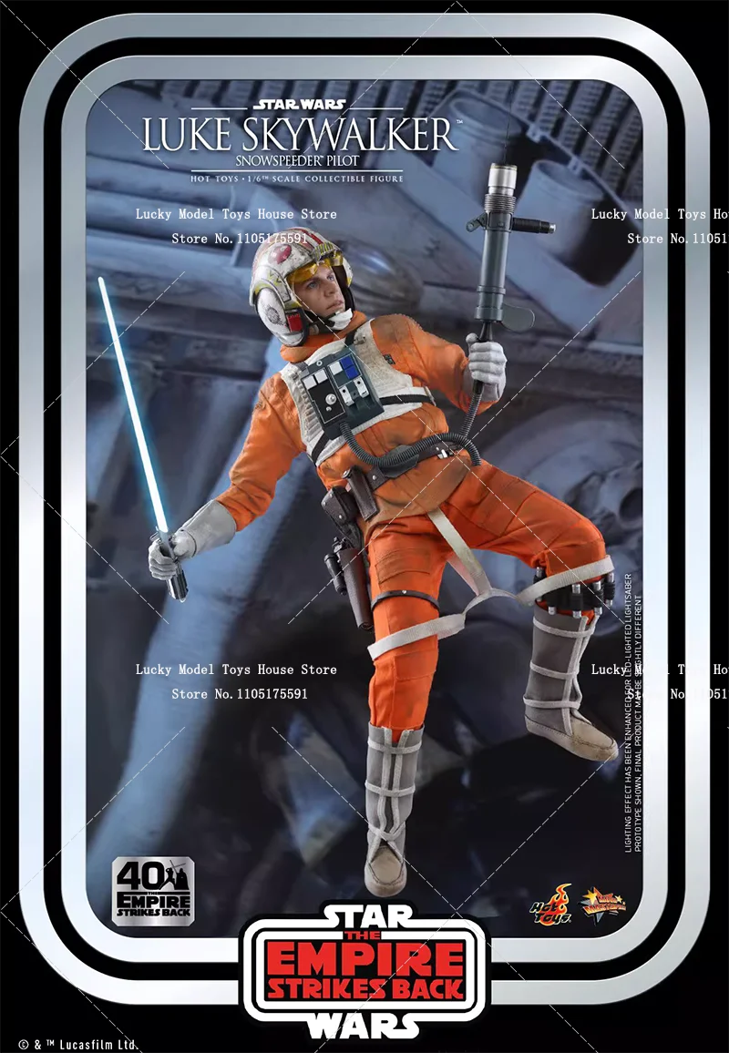 Фото HOTTOYS MMS585 1/6 Фигурка Люка Скайуокера из серии «Звездные войны: Империя возвращается», 12-дюймовая модель пилота-солдата на снегокате, коллекционная серия №5