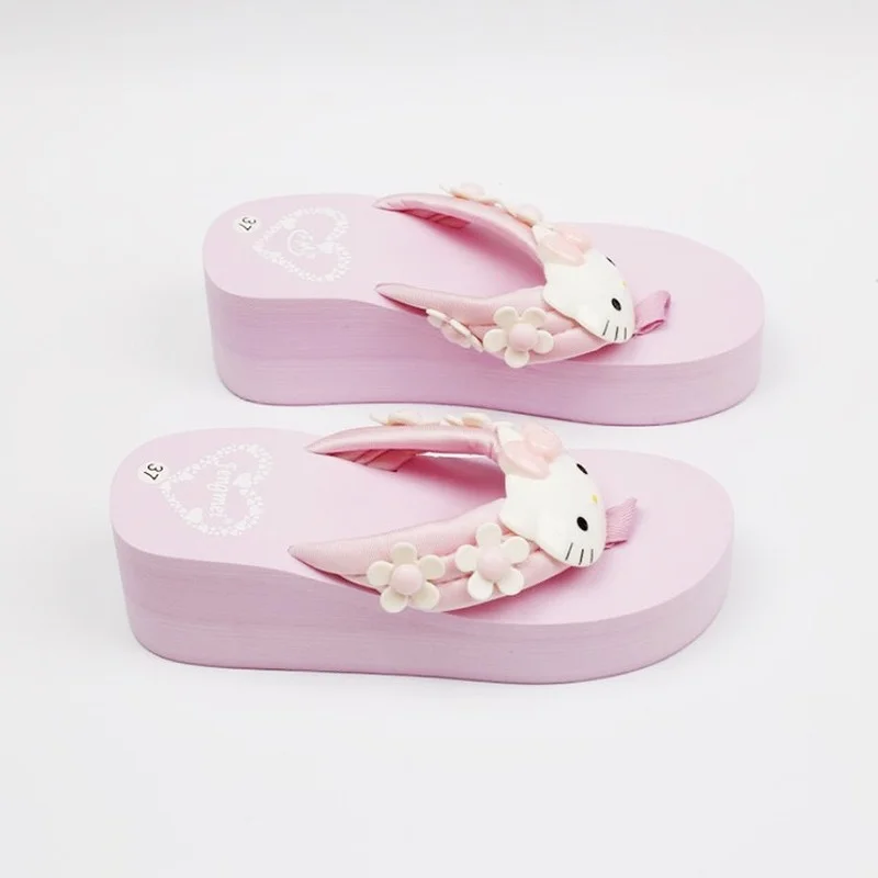 Модная простая женская обувь для отдыха Hello Kitty высококачественные милые