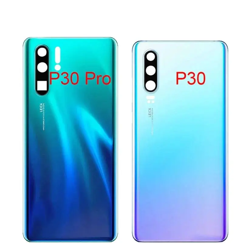 Стекло для Huawei P30 Pro крышка аккумулятора задняя корпуса Замена с объективом