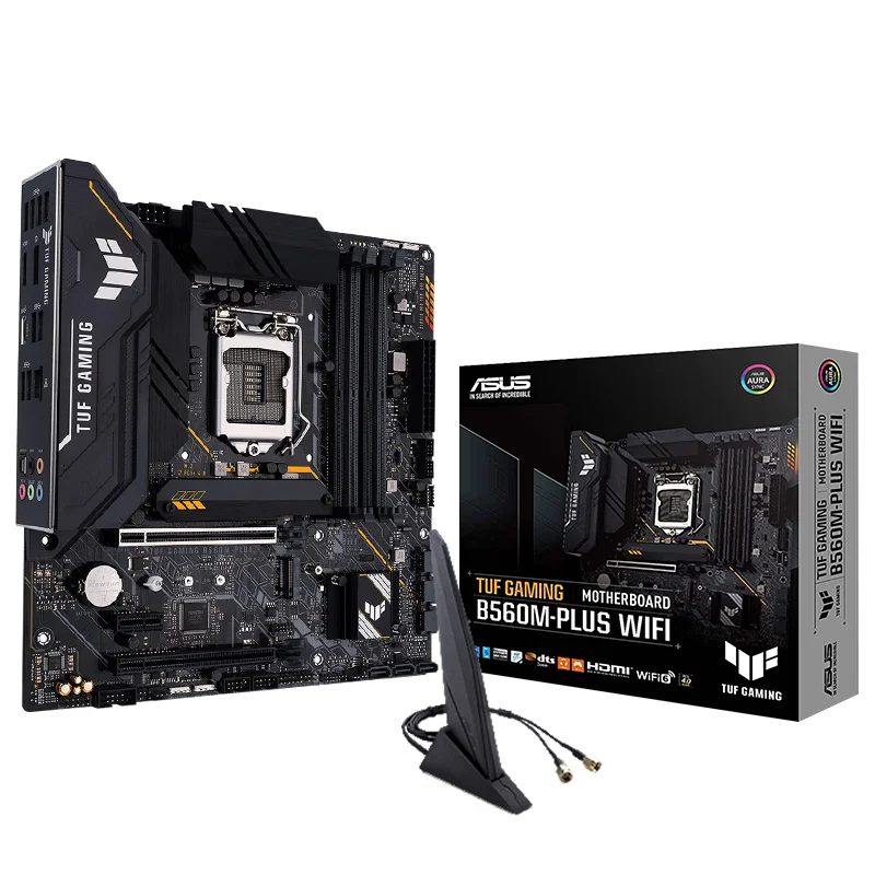 ASUS New TUF GAMING B560M PLUS материнская плата с WIFI Set Micro-ATX DDR4 Intel B560 5000 +(OC) 128G поддержка