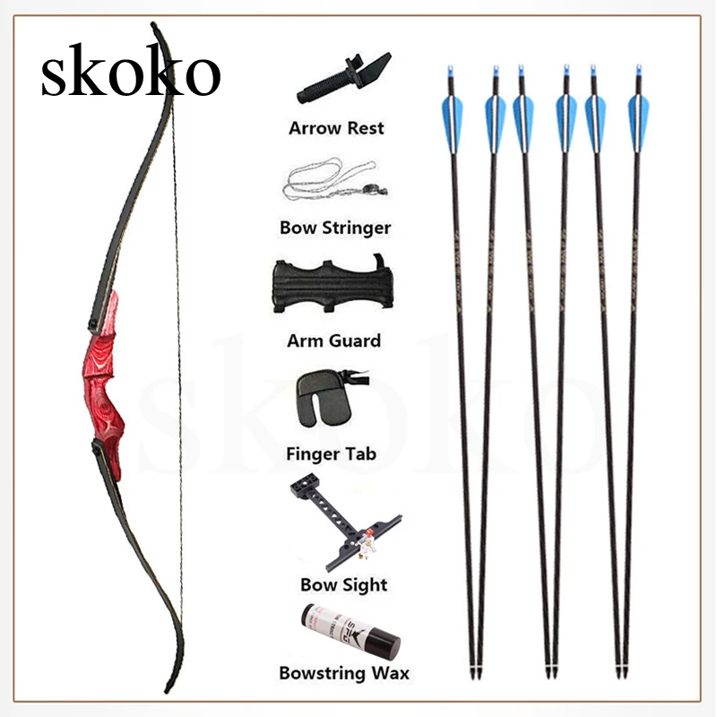 

Уличный спорт, стрельба из лука, Рекурсивный лук, стрельба из лука, аксессуары для лука, Рекурсивный лук и набор стрел, 20-60 фунтов, 60 дюймов