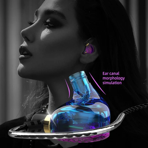 QKZ SK3 проводные металлические наушники