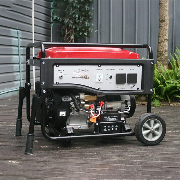 Портативная мощность 220 В Электрический 10 кВт 8500 Вт 3000 5 бензиновые генераторы для