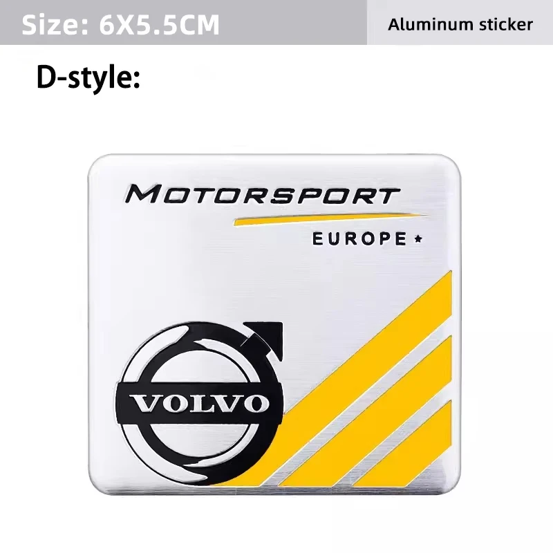 

Наклейка с логотипом бокового багажника автомобиля, аксессуары для украшения Volvo Rdesign Polestar AWD V50 S60 XC60 S40 XC40 XC90 V60 S80 S90 V90 V70