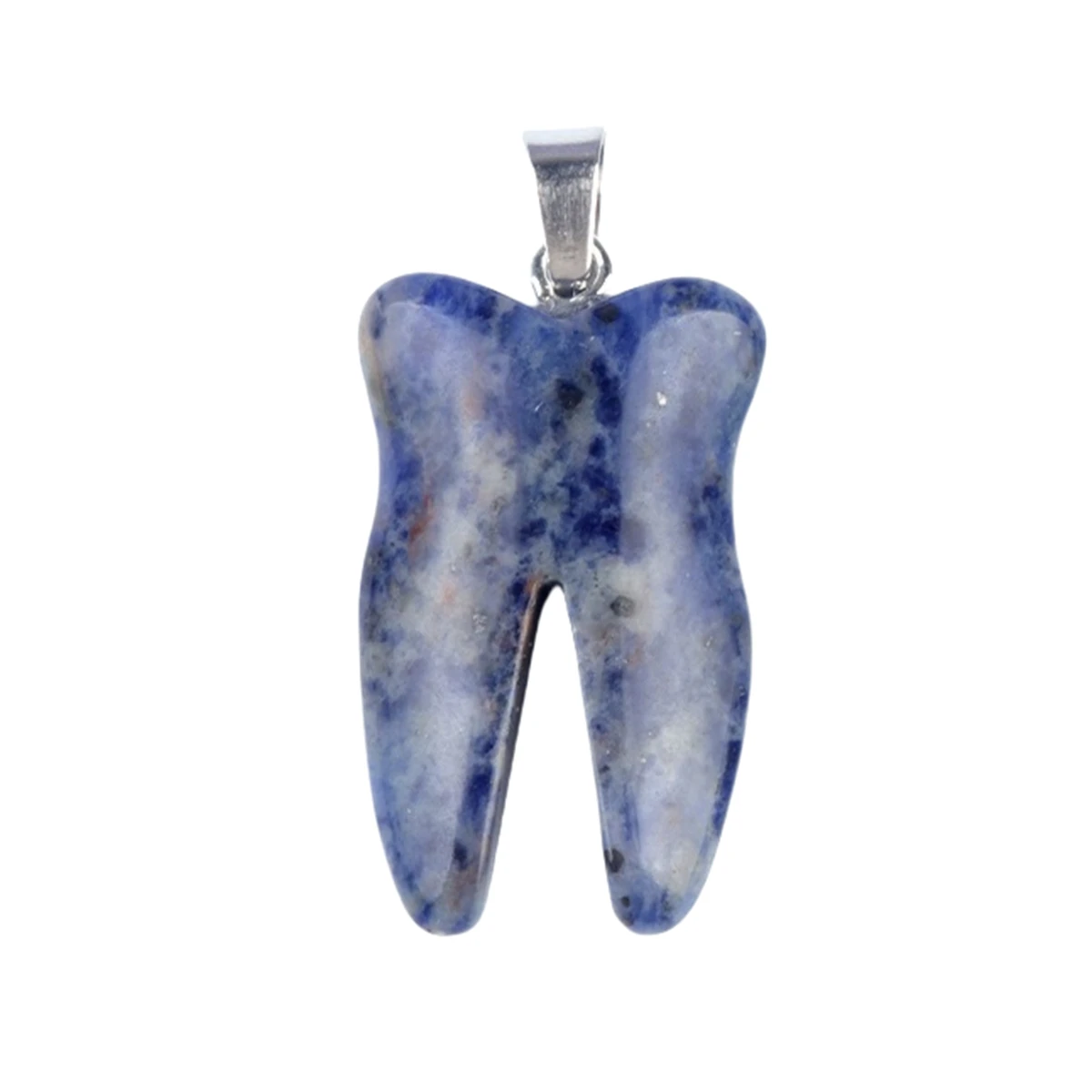 Колье с зубьями Sodalite для женщин и мужчин ручная работа шейный чокер черным шнуром