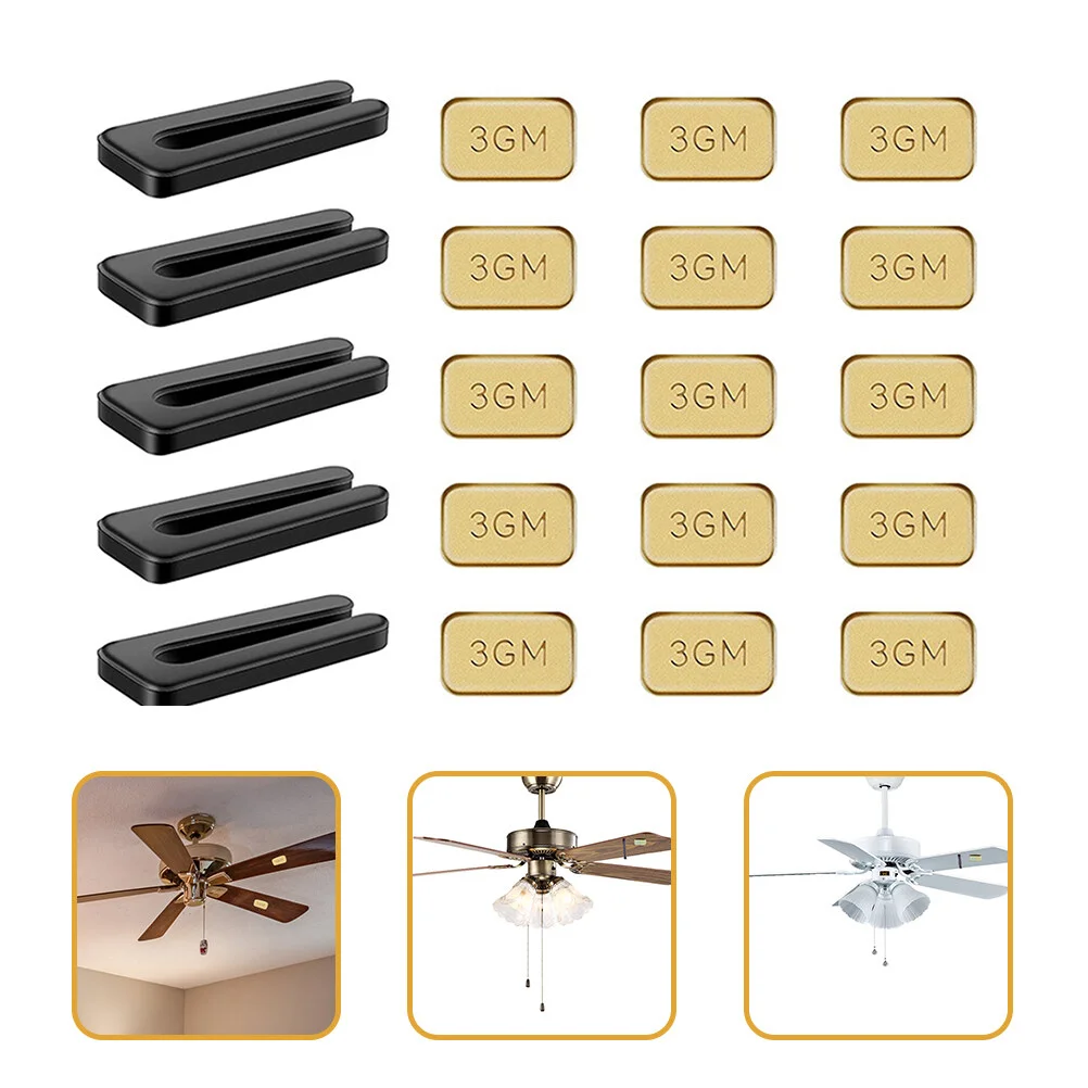 

5 Sets Fan Blades For Ceiling Fan Securing Clip Fan Blades Ceiling Balancer Metal Replacement Balancing Tool