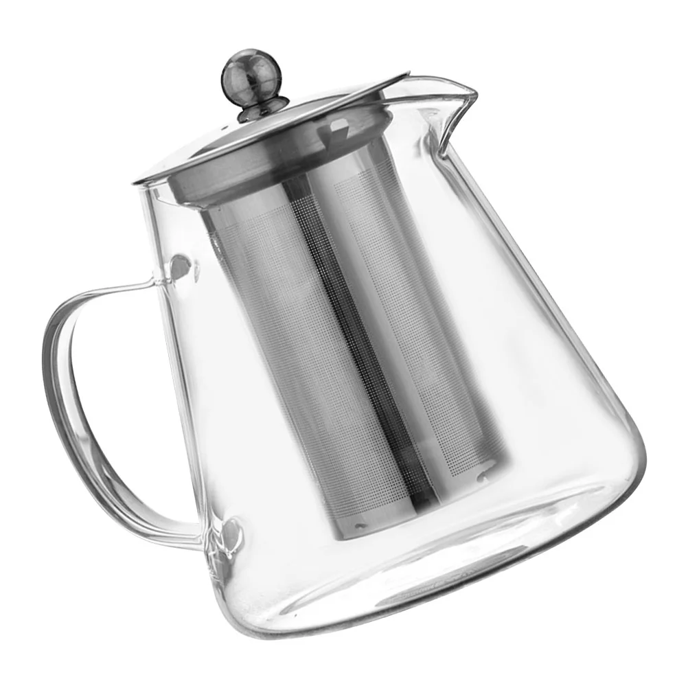 

Tea Teapot Glass With Loose Kettle Infuser Leaf Clear Pots For Strainer Pot Blooming Maker Pitcher Water Brewer Filter Coffee