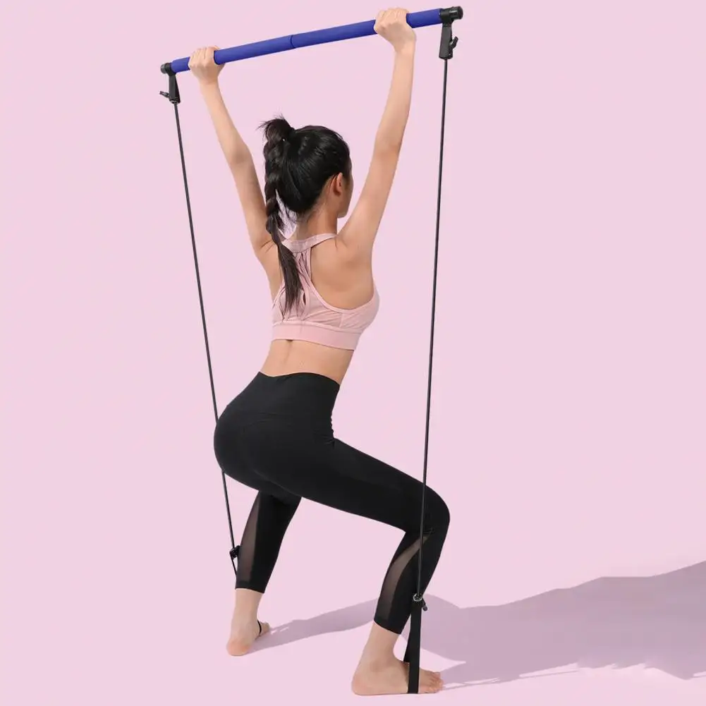 Yoga Stretching Strap Great Good Elasticity Long Lasting Yoga Stretching Rope Slimming Training Gadget for Household