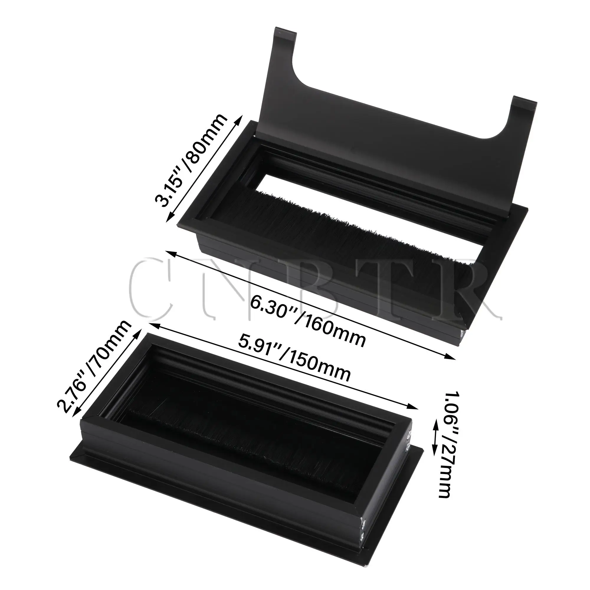 CNBTR 4 шт. прокладки для кабеля рабочего стола 3 15x6 дюймов