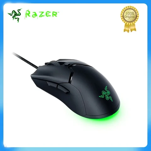 Razer Viper Мини игровая мышь 61 г легкая PAW3359 оптический датчик Chroma RGB проводная мышь SPEEDFLEX кабель 8500DPI мыши