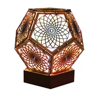 3d starry sky projection hollow night light bohemian floor projector lights for home decor party wedding decor