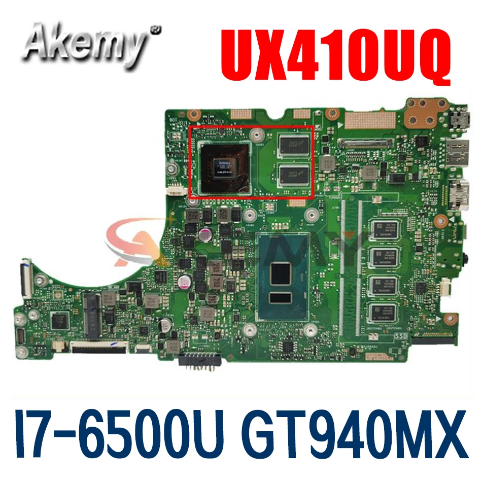 

Материнская плата UX310UV для ноутбука ASUS UX410UQ (14 дюймов) UX410U UX310U, оригинальная материнская плата 8GB-RAM I7-6500U
