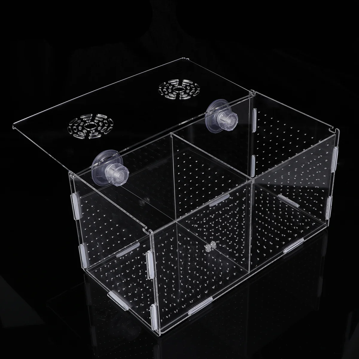 Прозрачная изоляционная коробка для разведения аквариума инкубатор коробки