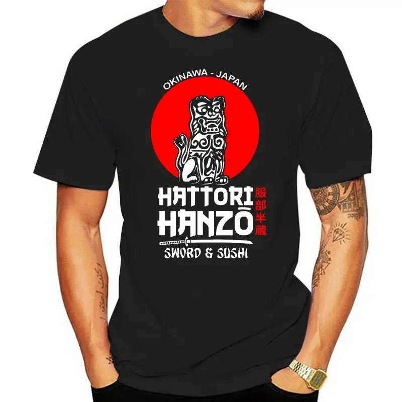 

2022 Hot Sale Summer Style T-SHIRT HATTORI HANZO SWORD SUSHI KILL BILL TARANTINO THURMAN RETRO VINTAGE T Shirt Top Tee