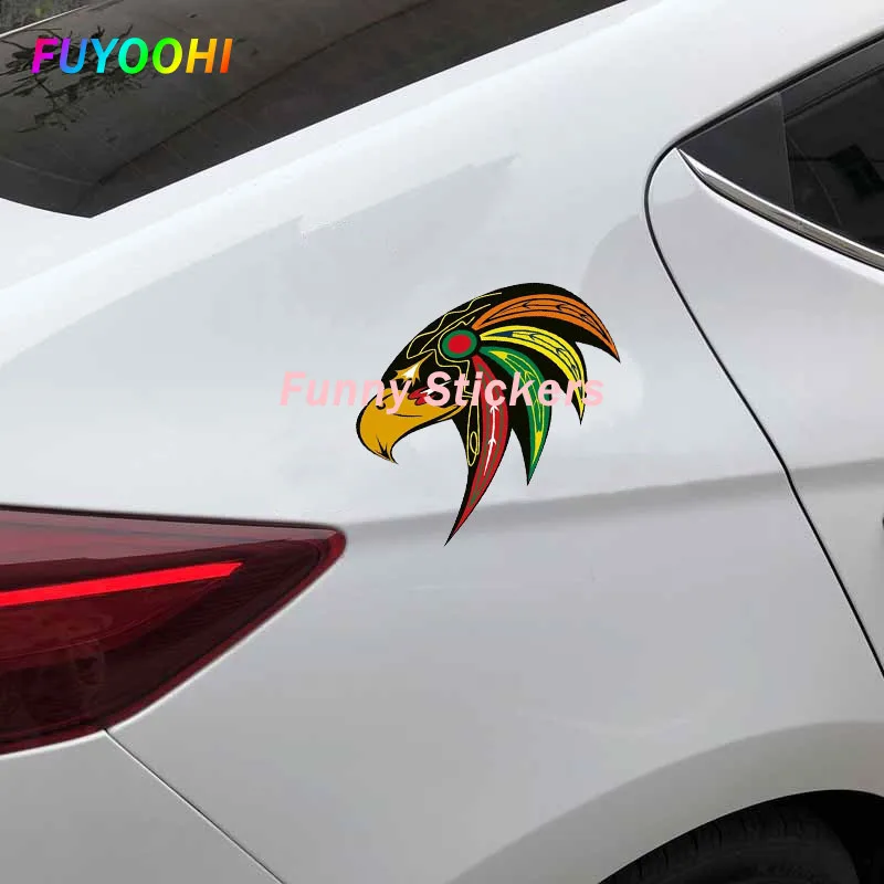 Внешние/защитные модные наклейки FUYOOHI автомобильные подходящие для головы орла