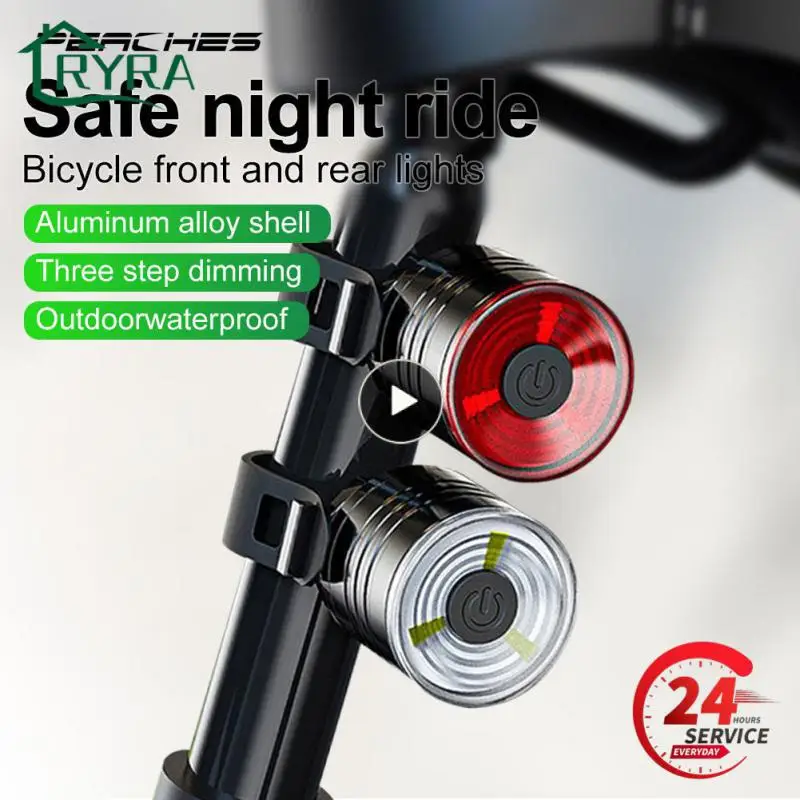 

Road Mountain Bike Light LED Flash Waterproof Bicycle Tail Light Bike Rear Light Night Riding Safety Warning Lights