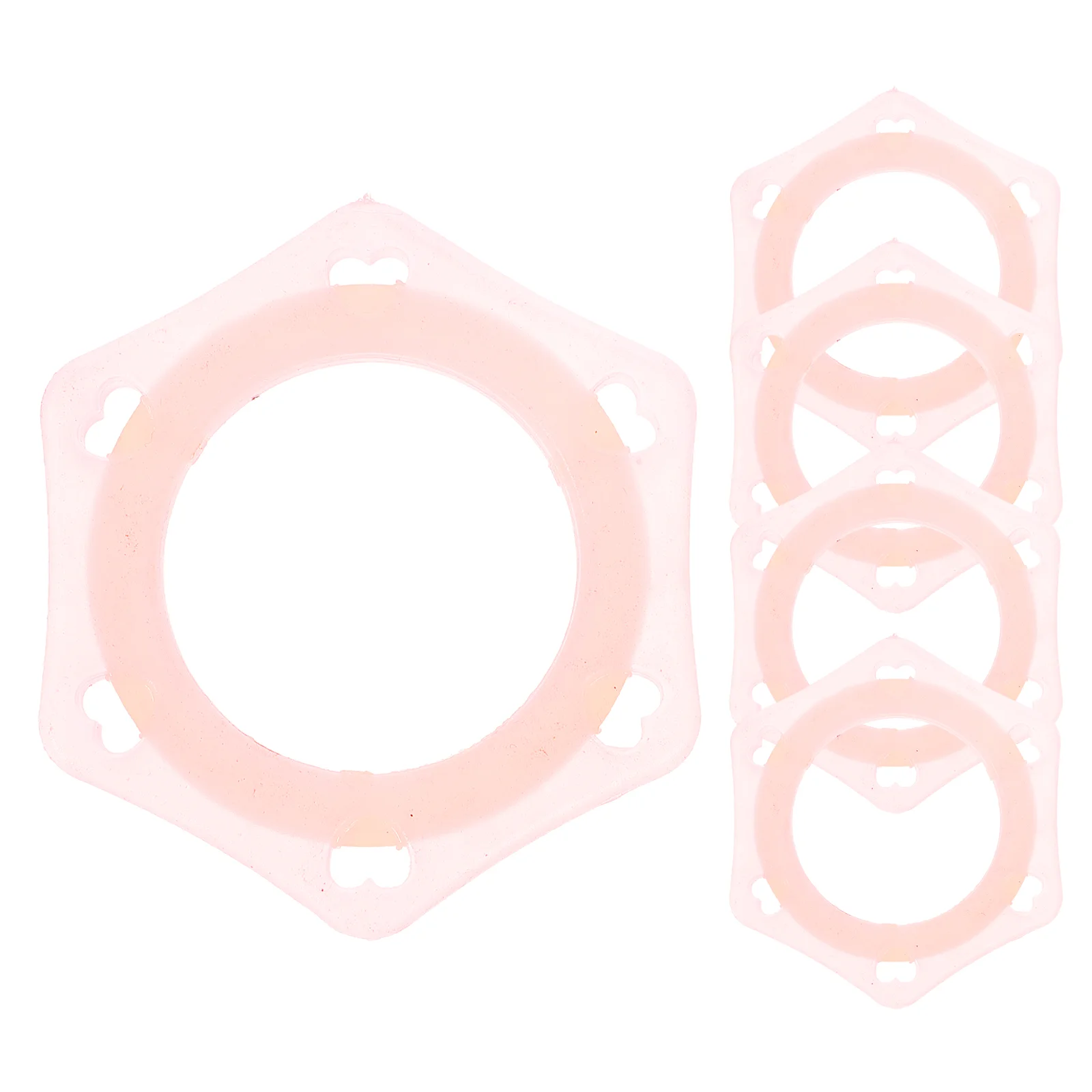 

5pcs Microphone Protection Ring Anti-fall Six-corner Rings for Microphones