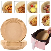 100 pcs air fryer one time paper liner non stick air fryer paper liners oil proof parchment baking paper for kitchen microwave