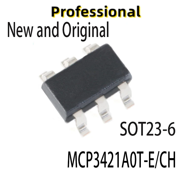 

10PCS New and Original MCP3421A0T MCP3421 sot-23-6 MCP3421A0T-E/CH