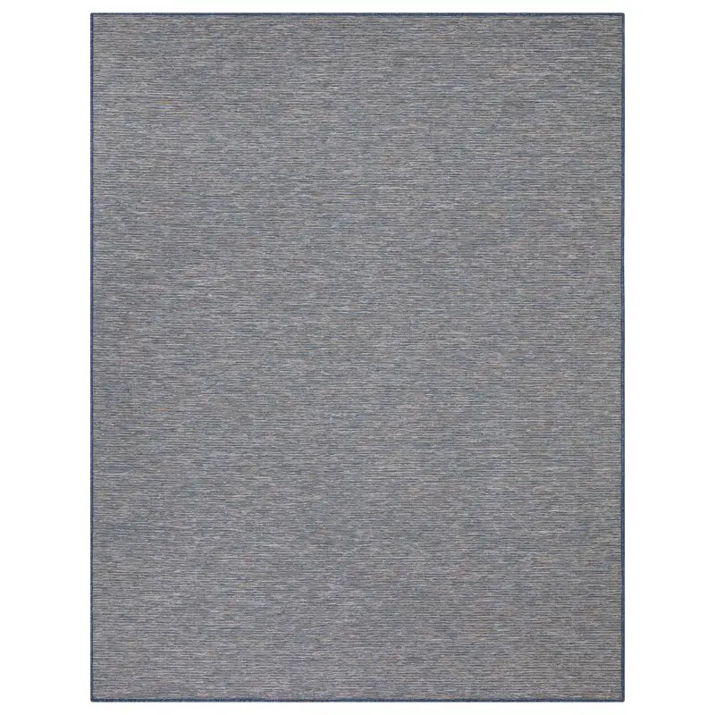 

Tonal Design 5'3" x 6'11" Reversible Non-Shedding Indoor/Outdoor Area Rug - Sahara Blue Floor Carpets Home Decor Rugs Soft Velve