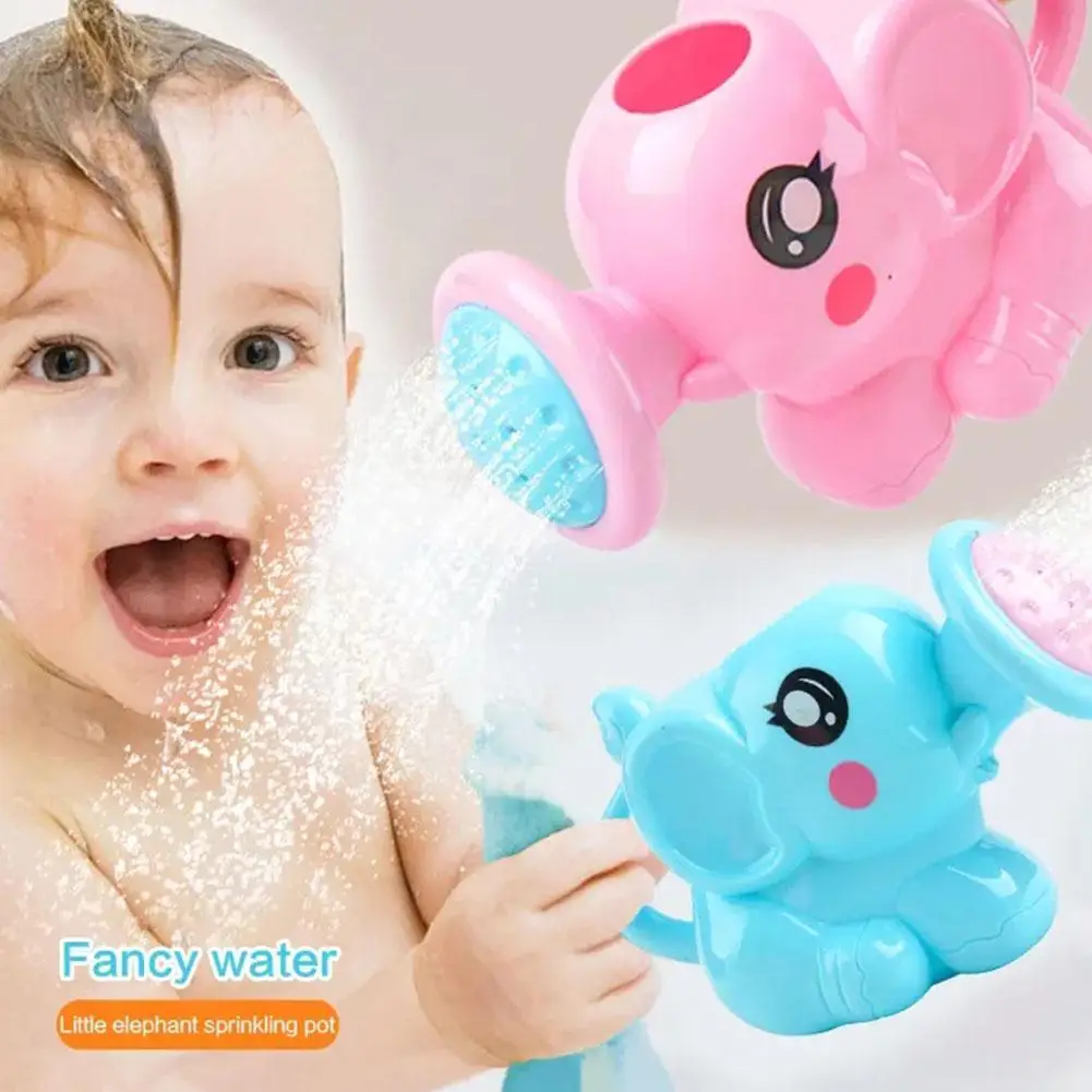 

Kids Elephant Watering Pot Bath Toy Cartoon Plastic Kettle Bath Shower Tool Baby Bathroom Toy For Children Summer Bath Spri D3B2