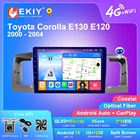 Автомагнитола EKIY T7 на Android 10, 6 + 128 ГГц, для Toyota Corolla E130 E120 2000-2004, мультимедийный плеер с GPS-навигацией, стерео 2din HU