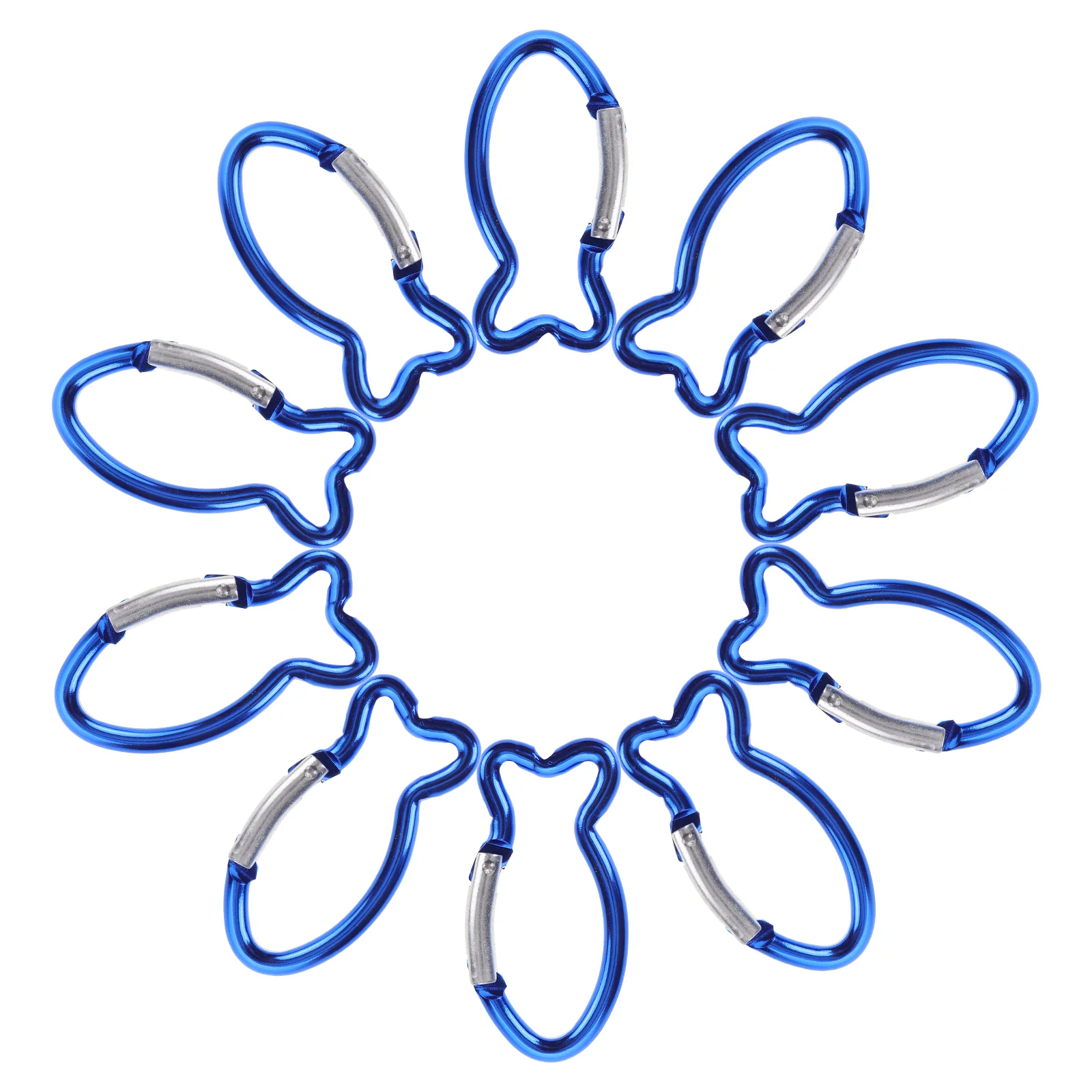 15 шт. уличная безопасная пряжка карабины для кемпинга зажимы мини-металлические