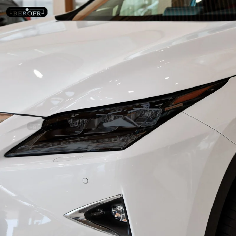 For Lexus RX 2016-Present RX350 RX300 RX450h Car Headlight Protection Tint Film Smoke Black TPU Transparent Sticker Accessories For Lexus RX 2016-Present RX350 RX300 RX450h Car Headlight Protection Tint Film Smoke Black TPU Transparent Sticker Accessories