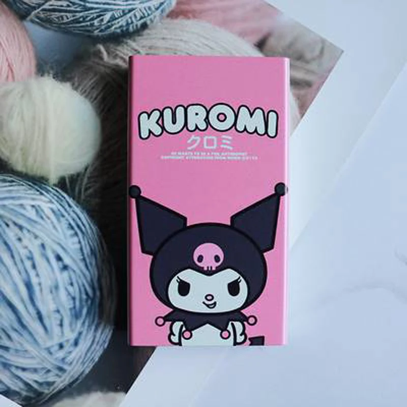 

Sanrio милый мультяшный аниме периферийный чехол Kuromi Cinnamoroll алюминиевая сигарета чехол Чехол слайдер чехол кавайный подарок