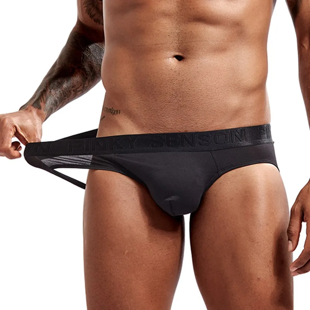 

Men Modal Breathable Underwear Backless Jockstrap Brief Underpants Thong Fashion Bottom Shorts Pants Comfy Lingerie Gay Homo New