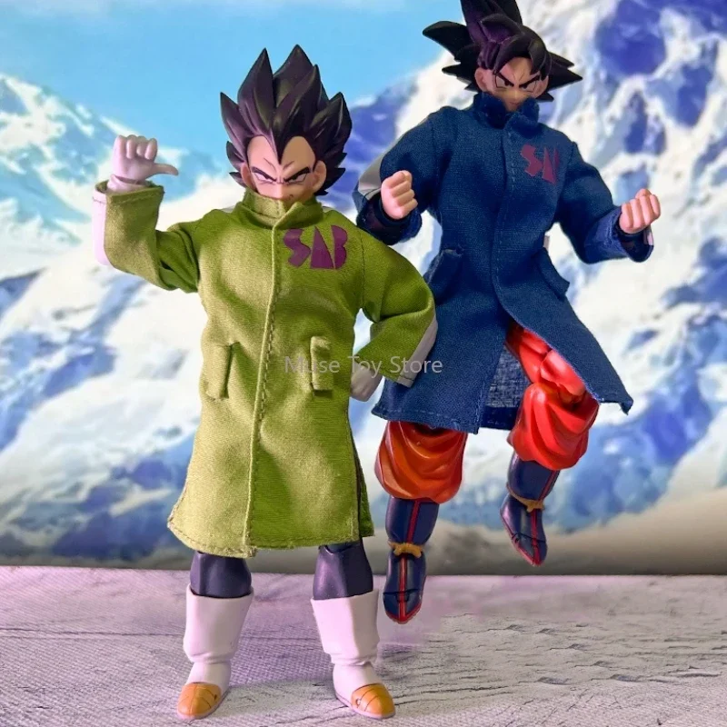 Новый Shf серии Драконий жемчуг аниме Goku Vegeta Iv Yonsei крутой фланелевый теплый костюм