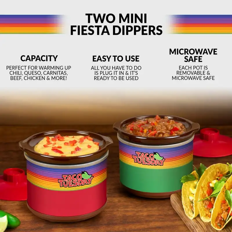 

Two Mini Fiesta Dippers